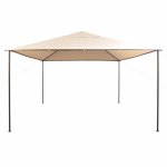 Vidaxl chapiteau tente 4 x 4 m acier beige