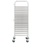 Vidaxl chariot de cuisine pour 16 plateaux 38x55x163 cm inox Vidaxl chariot de cuisine pour 16 plateaux 38x55x163 cm inox