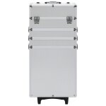 Vidaxl chariot de maquillage aluminium argenté Vidaxl chariot de maquillage aluminium argenté