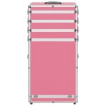 Vidaxl chariot de maquillage aluminium rose Vidaxl chariot de maquillage aluminium rose