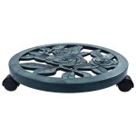 Vidaxl chariots pour plantes 6 pcs vert 38 cm plastique