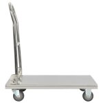 Vidaxl chariot à plateforme argenté 82x53x86 cm acier inoxydable Vidaxl chariot à plateforme argenté 82x53x86 cm acier inoxydable