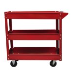 Vidaxl chariot servante d'atelier 100 kg rouge