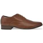 Vidaxl chaussures  lacets pour hommes marron pointure 42 cuir pu