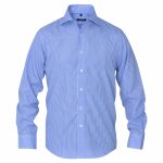 Vidaxl chemise pour hommes blanc et bleu clair  carreaux taille s