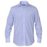 Vidaxl chemise pour hommes blanc et bleu clair raye taille xxl
