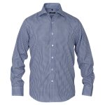 Vidaxl chemise pour hommes blanc et bleu marine  carreaux taille s