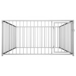 Vidaxl chenil d'extrieur pour chiens 200 x 200 x 100 cm