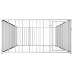 Vidaxl chenil d'extrieur pour chiens 200 x 400 x 100 cm