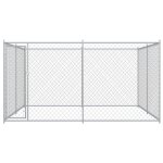 Vidaxl chenil extrieur pour chiens 383x383x185 cm