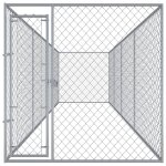 Vidaxl chenil d'ext�rieur pour chiens 760x192x185 cm