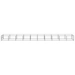 Vidaxl chenil noir 10 m² acier Vidaxl chenil noir 10 m² acier