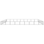 Vidaxl chenil noir 63 m acier