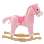 Vidaxl cheval à bascule peluche 65 x 32 x 58 cm rose Vidaxl cheval à bascule peluche 65 x 32 x 58 cm rose