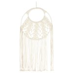 Vidaxl cintre mural en macram 40x80 cm coton