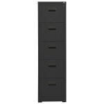 Vidaxl classeur anthracite 46x62x164 cm acier