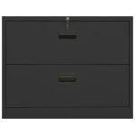 Vidaxl classeur anthracite 90x46x72, 5 cm acier