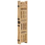 Vidaxl cloison de sparation 5 panneaux 200x165 cm bois de manguier