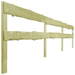 Vidaxl cltures de jardin  2 rails 3 pcs pin imprgn 510x60 cm