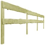 Vidaxl cltures de jardin  2 rails 4 pcs pin imprgn 510x60 cm