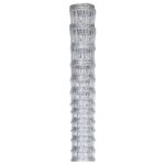 Vidaxl cl�ture de jardin acier galvanis� 50x1, 6 m argent�