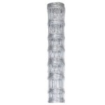 Vidaxl clture de jardin acier galvanis 50x1 m argent
