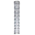 Vidaxl clture de jardin acier galvanis argent 50x1, 2 m