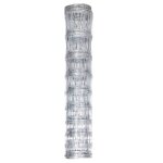 Vidaxl clture de jardin acier galvanis argent 50x1 m
