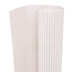 Vidaxl clôture de jardin double face 110x500 cm blanc Vidaxl clôture de jardin double face 110x500 cm blanc