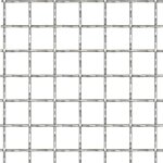 Vidaxl clture de jardin sertie acier inoxydable 50x50 cm 11x11x2 mm
