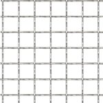 Vidaxl clture de jardin sertie acier inoxydable 50x50 cm 21x21x2, 5 mm