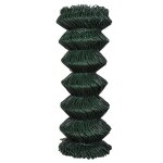 Vidaxl clture  mailles losanges acier 1x25 m vert
