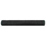 Vidaxl clture de tennis pehd 1 x 50 m noir