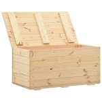 Vidaxl coffre de rangement 100x54x50, 7 cm bois de pin massif