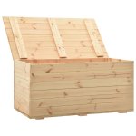 Vidaxl coffre de rangement 120x63x50, 7 cm bois de pin massif
