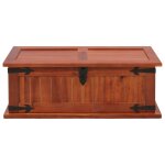 Vidaxl coffre de rangement 60x25x22 cm bois d'acacia solide