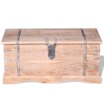 Vidaxl coffre de rangement bois d'acacia