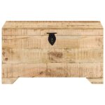 Vidaxl coffre de rangement bois massif solide de manguier Vidaxl coffre de rangement bois massif solide de manguier