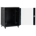 Vidaxl coffret de rseau  pieds pivotants 18u 19  ip20 800x600x1000mm