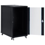 Vidaxl coffret de rseau pieds pivotants 22u 19  ip20 1050x600x1170 mm