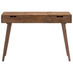 Vidaxl coiffeuse 112x45x76 cm bois de manguier solide Vidaxl coiffeuse 112x45x76 cm bois de manguier solide