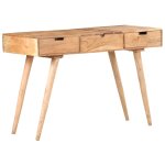 Vidaxl coiffeuse avec miroir 112x45x76 cm bois d'acacia massif Vidaxl coiffeuse avec miroir 112x45x76 cm bois d'acacia massif