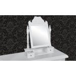 Vidaxl coiffeuse avec miroir pivotant rectangulaire mdf
