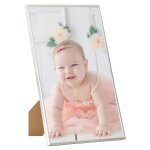 Vidaxl collage de cadres photo 10 pcs de mur table argent 10x15cm mdf