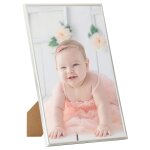 Vidaxl collage de cadres photo 10 pcs de mur table argent 15x21cm mdf