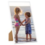 Vidaxl collage de cadres photo 10 pcs au mur table blanc 13x18 cm mdf