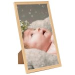 Vidaxl collage de cadres photo 10 pcs de mur table ch�ne clair 15x21 cm