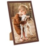 Vidaxl collage de cadres photo 10 pcs de mur table marron 13x18 cm mdf