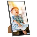 Vidaxl collage de cadres photo 10 pcs de mur table noir 13x18 cm mdf