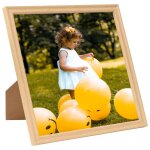 Vidaxl collage de cadres photo 10pcs au mur table ch�ne clair 20x20 cm